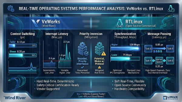 VxWorks vs. RTLinux: Real-Time Performance Analysis