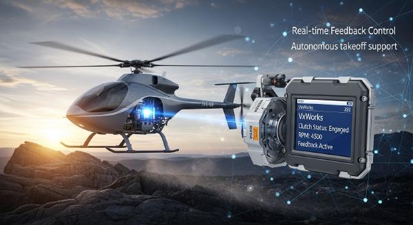 VxWorks-Based Automatic Clutch Engagement System for UAV Helicopters