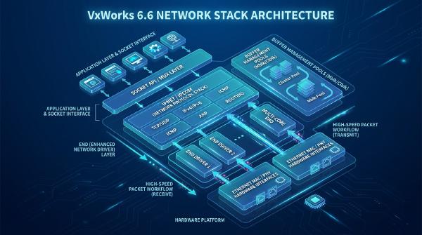 VxWorks 6.6 Network Stack and END Driver Architecture