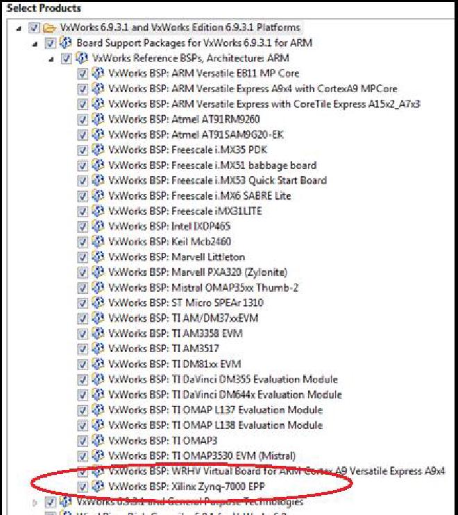 VxWorks BSP: Xilinx Zynq-7000 EPP