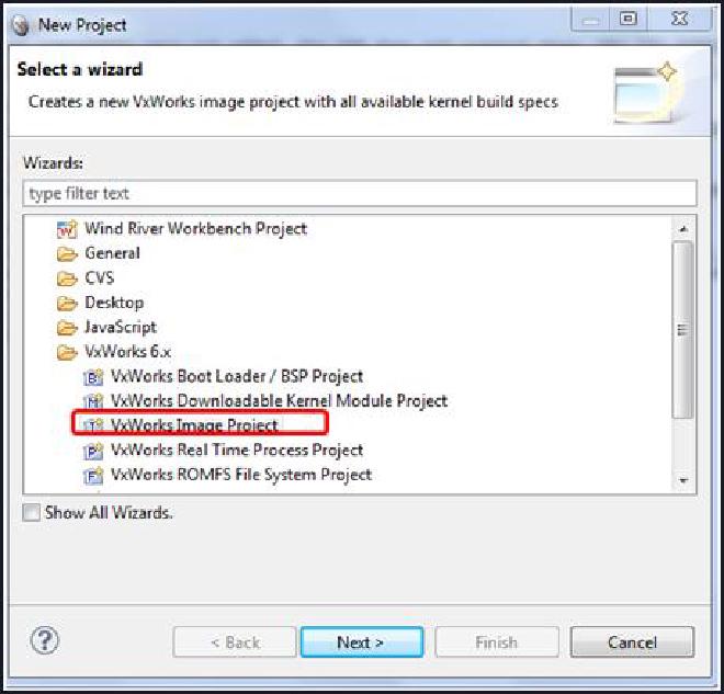 VxWorks Image Project