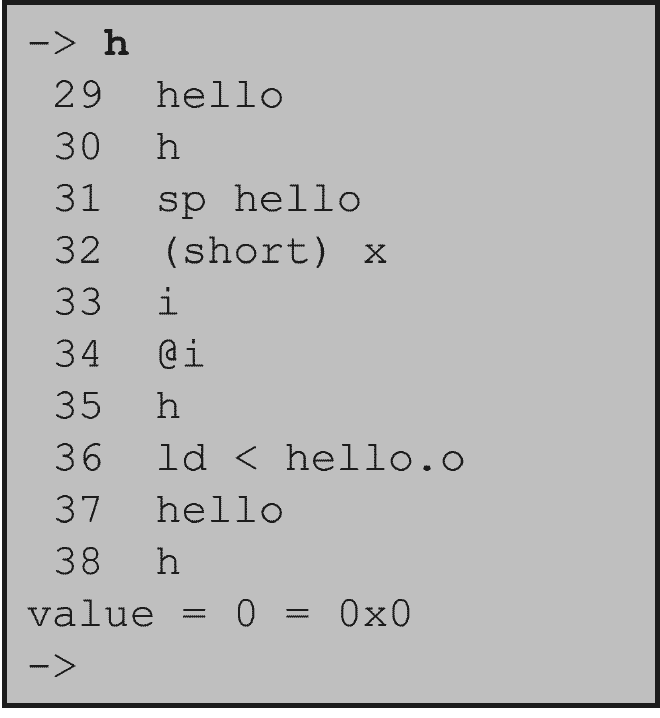 Command Line History