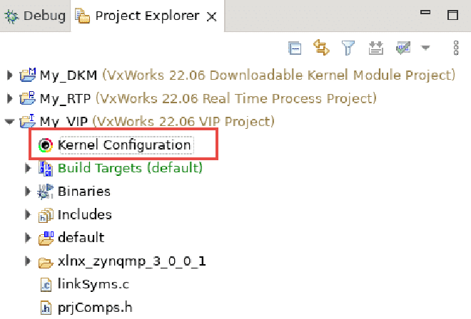 Kernel Configuration